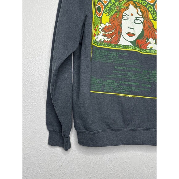 One Love Cali Reggae Fest Hoodie Mens L 2019 Festival Sublime Dirty Heads Rasta - Picture 11 of 16